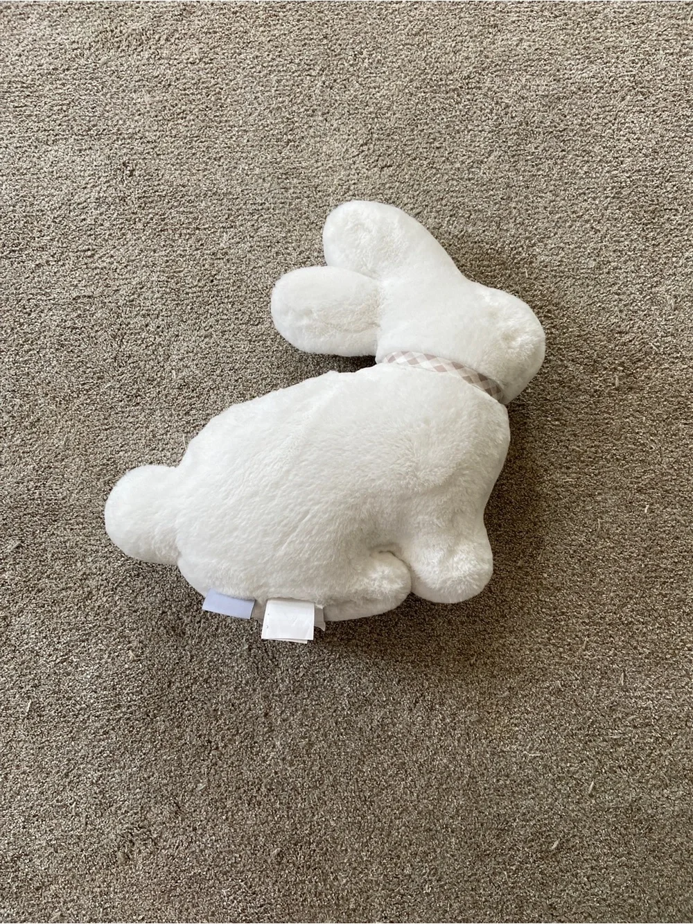 Cupcakes & Cashmere Easter Bunny Gingham Pillow